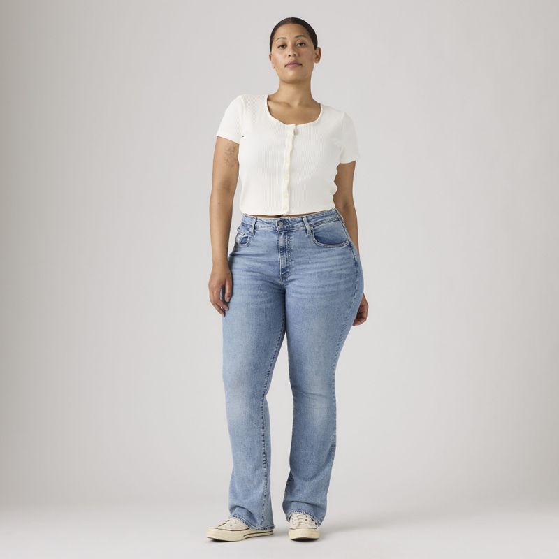 725 High Rise Bootcut Jeans Blue Wave Light Wash 