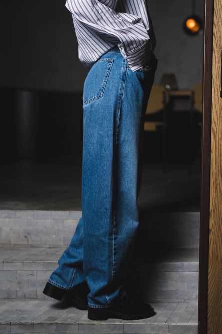 Hovedbilde Reign Barrel Jeans M.Blue 