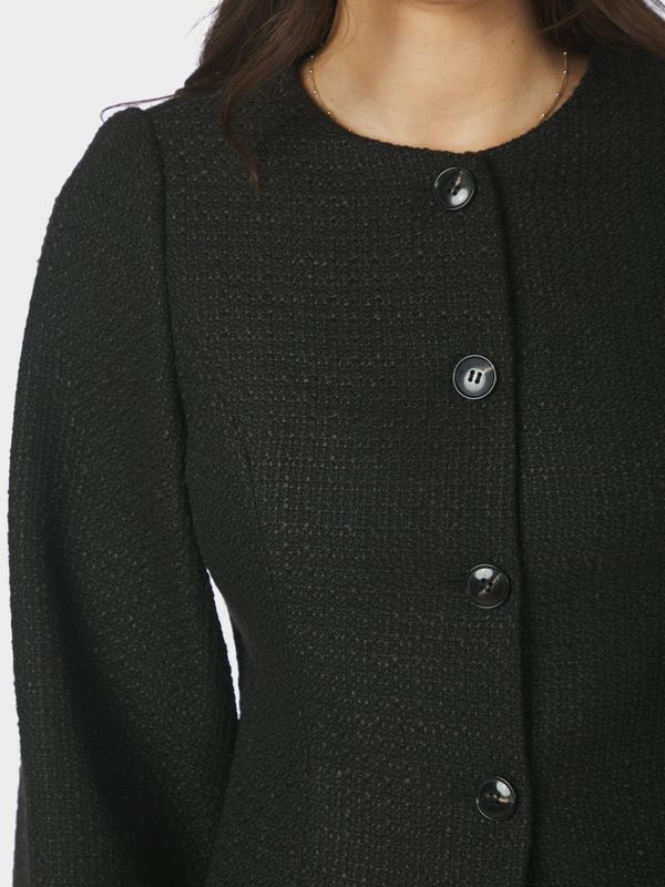 Junette Boucle Jacket Black 