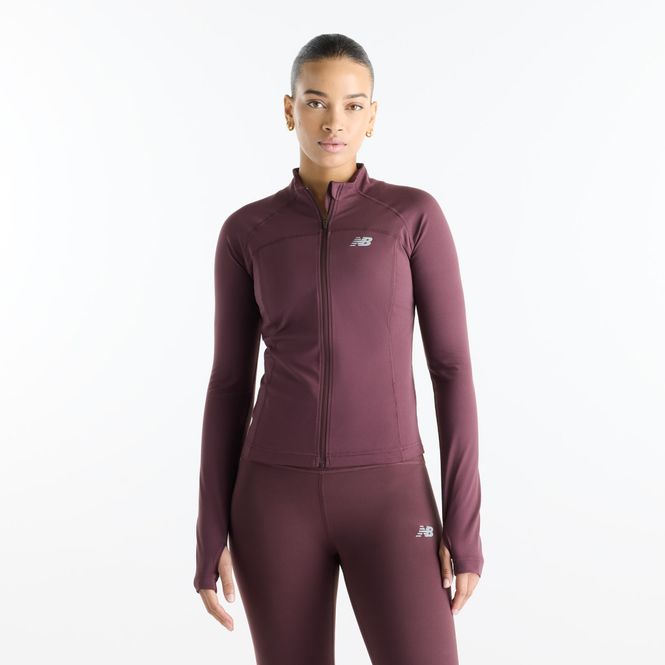 Hovedbilde NB Harmony Fitted Full Zip Cherry Leather 