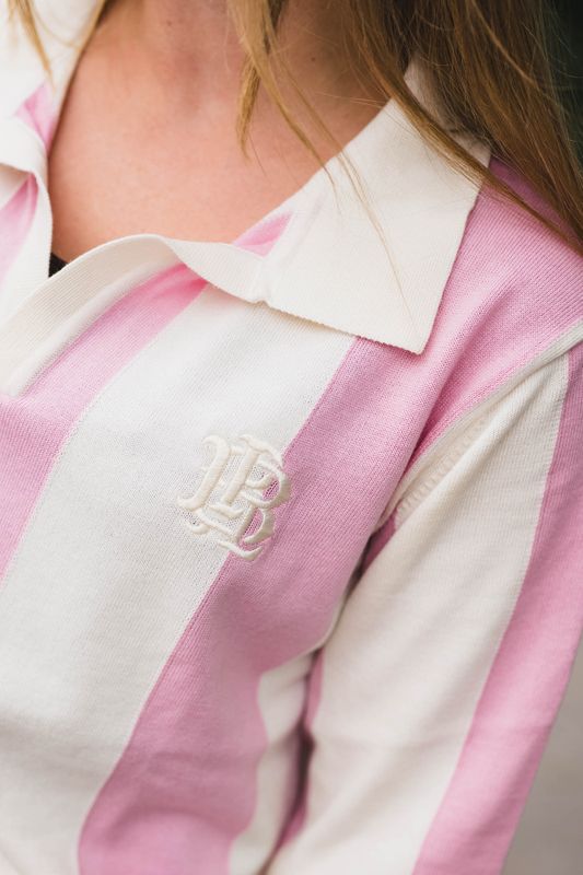 Basile Sportive Stripe Pink/Cream 