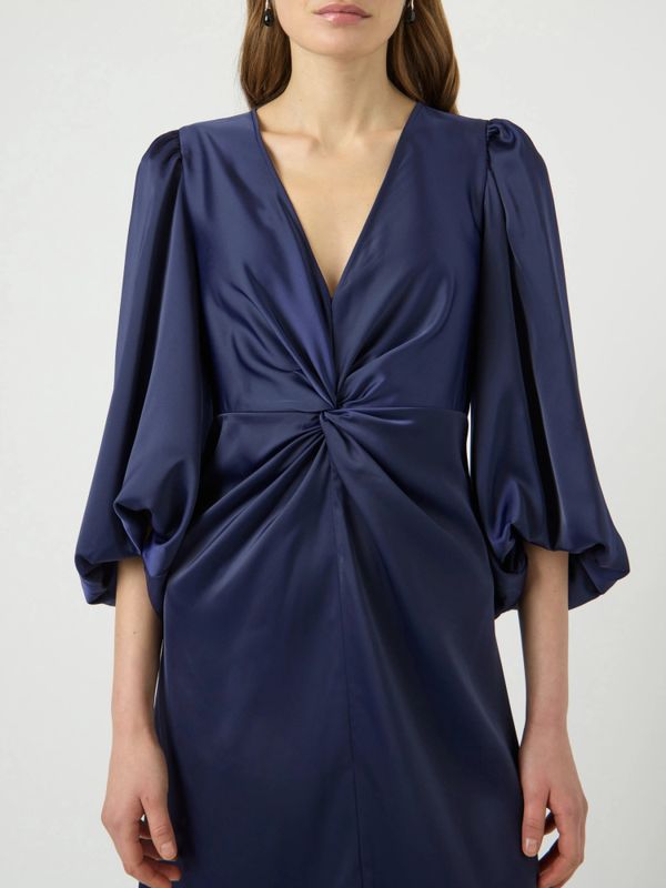 Thea 3/4 Long Dress Evening Blue 