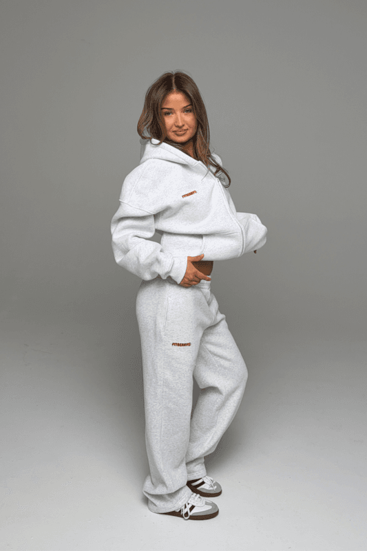 Signature Straight Leg Joggers Grey