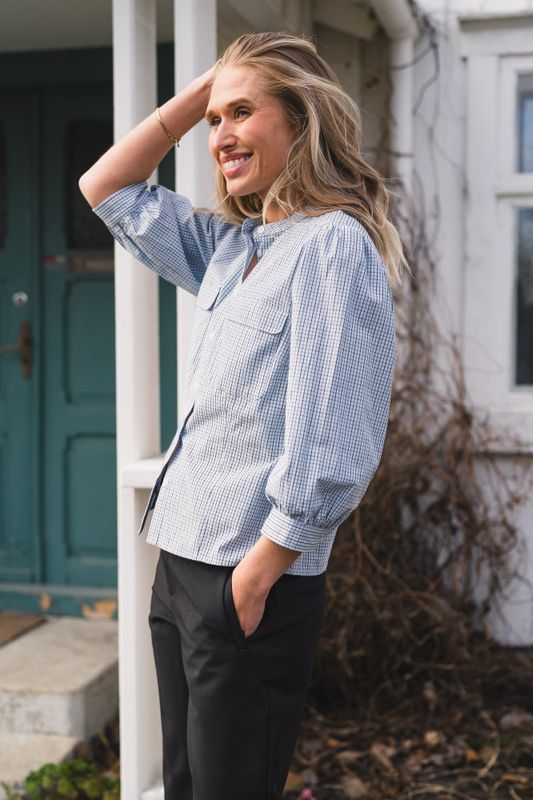 Chinette Shirt Gray Dawn Check