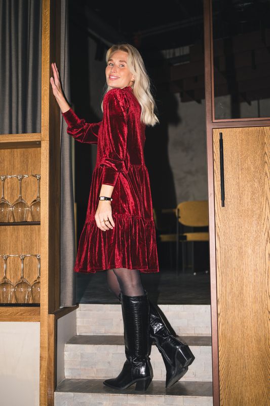 Viggase Dress Pomegranate 