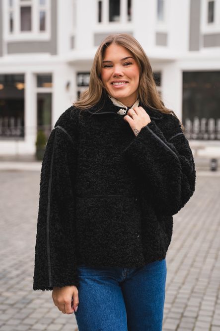 Hovedbilde Castor Faux Fur Jacket Black 
