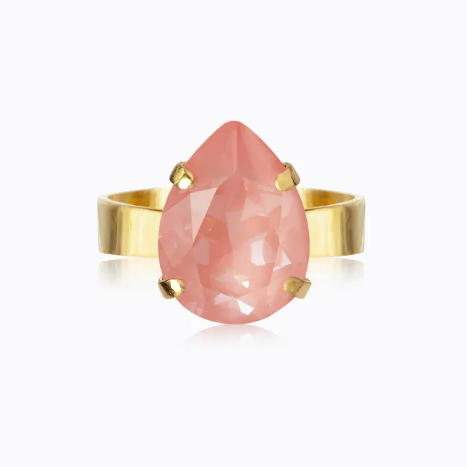 Hovedbilde Mini Drop Ring Gold Flamingo Ignite 