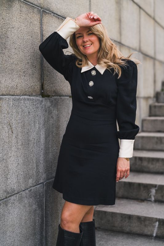 Beauty Longsleeve Dress Black 