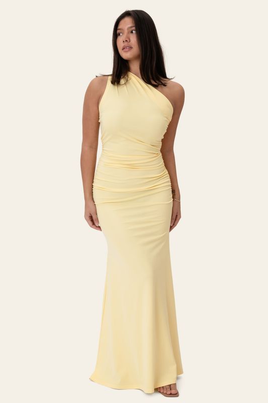 Andreaic Maxi Dress Yellow
