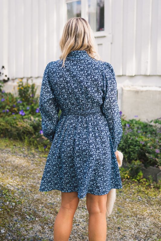 Astrid Dress Cry Blue Flower