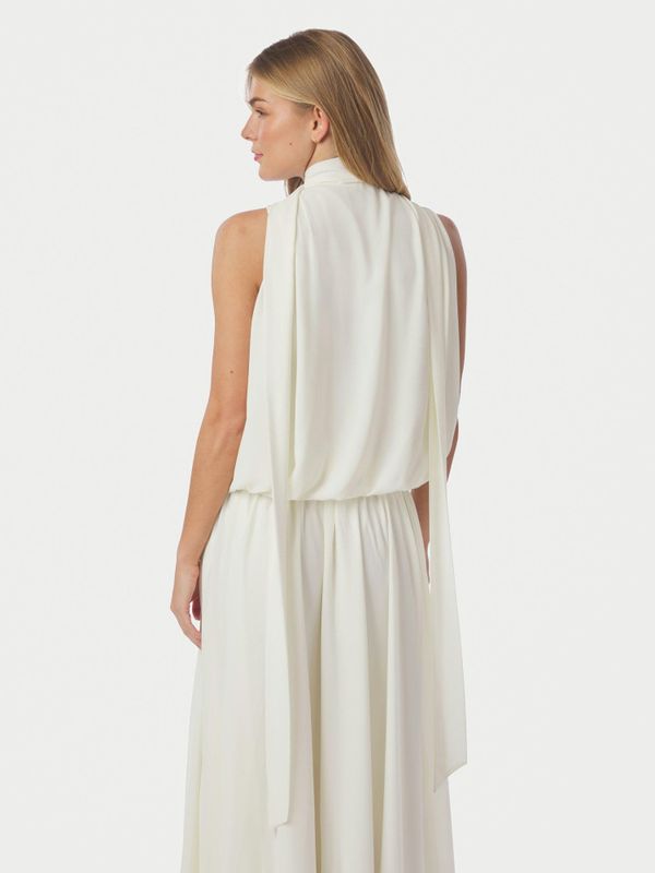 Inge Chiffon Top Offwhite 