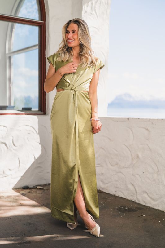 Zephyr Dress Sage Green 