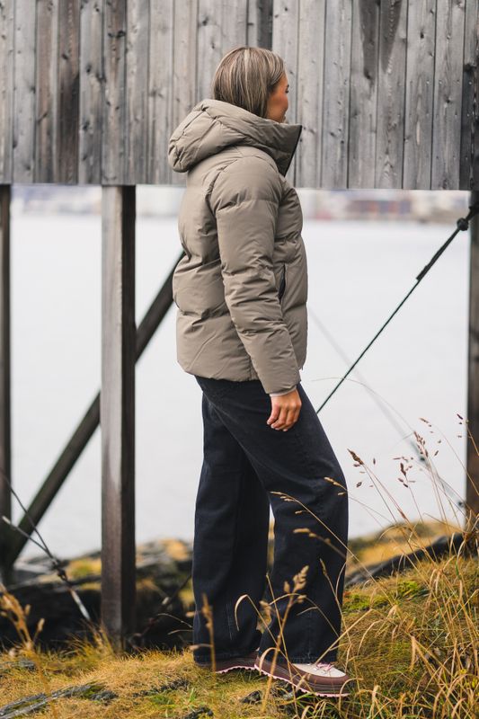 Halo Parka Dark Sand 