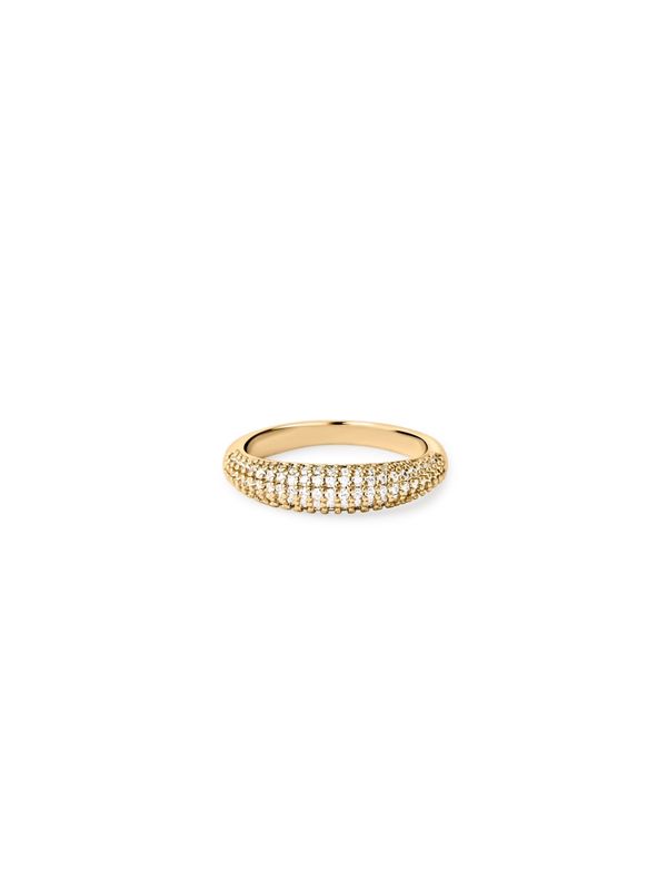 Thin Pave Dome Ring 