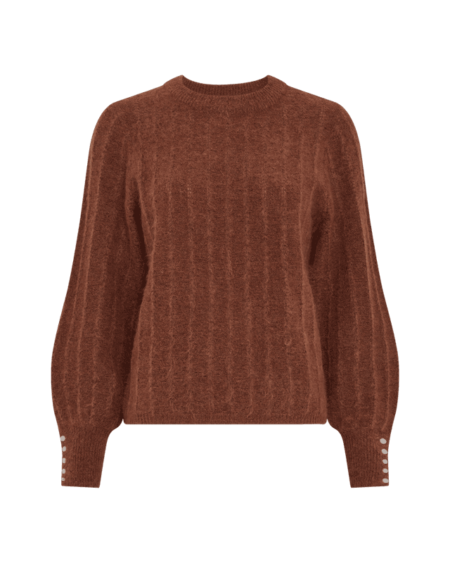 Mira Amalie Pullover Ginger Bre Melange 