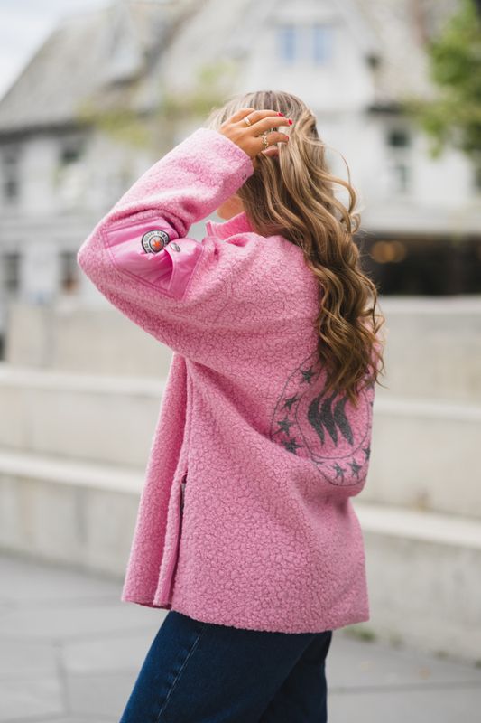 Micky Half Zip Pink 