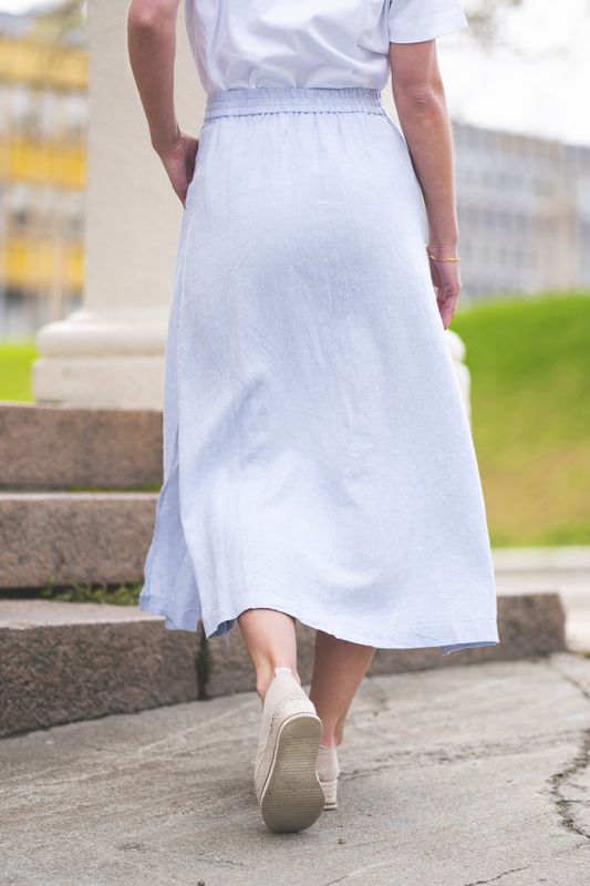 Pennie Ginia HW Skirt Skyway Melange