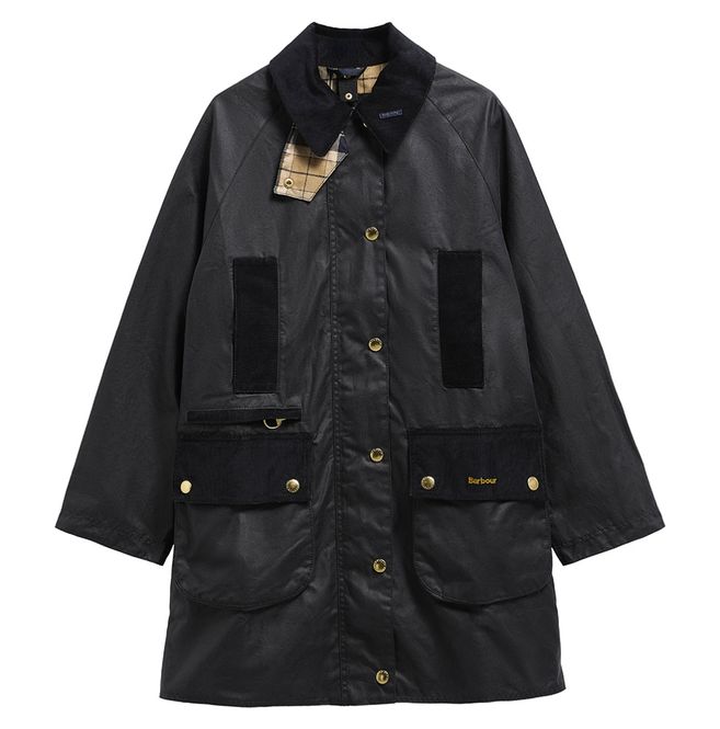 Hovedbilde Icons Modern Beaufort Waxed Jacket Navy 