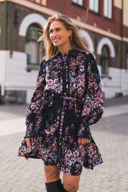 Hovedbilde Tilera LS Shirt Dress Black Tilly 