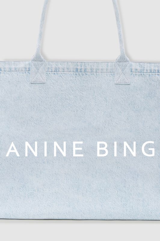 Leo Denim Tote Lucid Washed Blue 