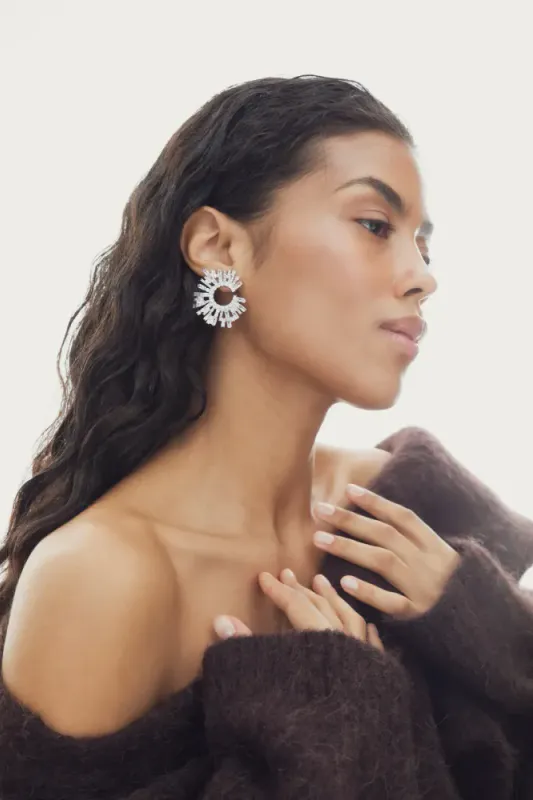 The Shimmering Earring Silver 