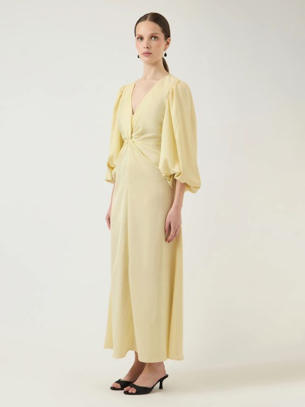 Thea LS Long Dress Anise Flower 