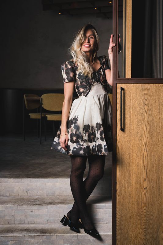 Vanda Mini Dress Dusty Poppy 