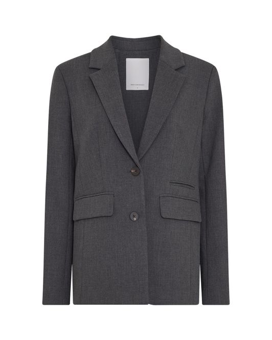 Hovedbilde Inge Henrike Loose Blazer Dark Grey Melange 