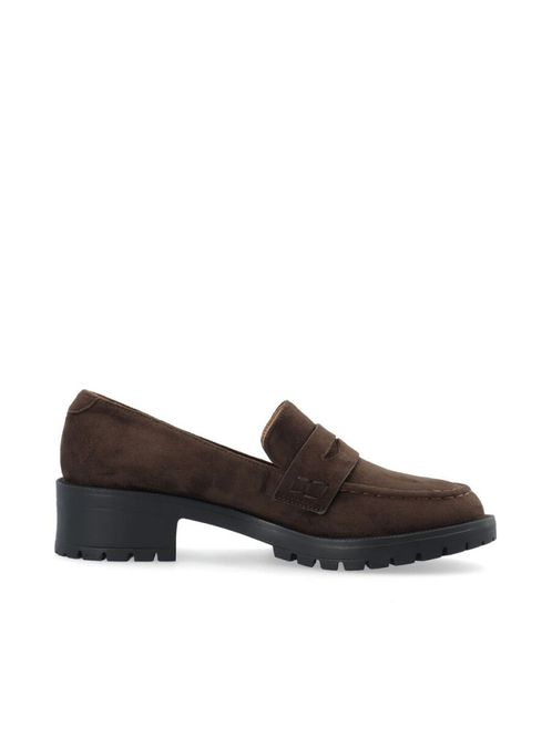 Hovedbilde Pearl Penny Loafer Faux Suede Brown 