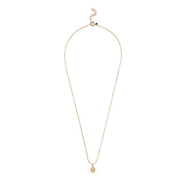 Hovedbilde Four-Leaf Clover Necklace Gold 