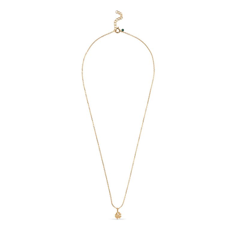 Four-Leaf Clover Necklace Gold 