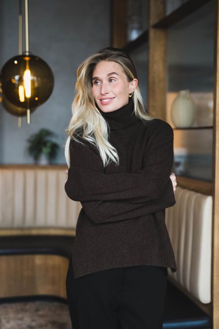 Hovedbilde Samartina Turtleneck 1522 Black Coffee 