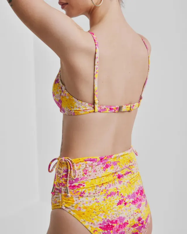 Bikini Top Poppy Field 