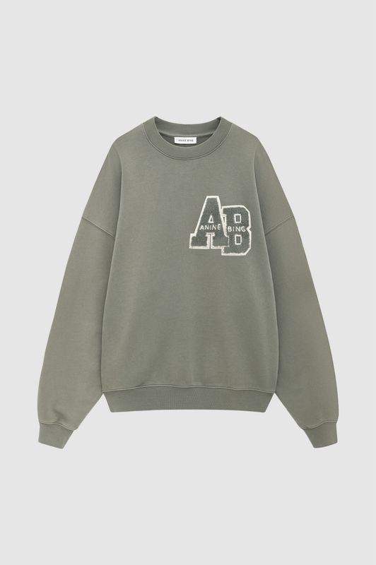 Miles Sweatshirt Letterman Desert Sage 