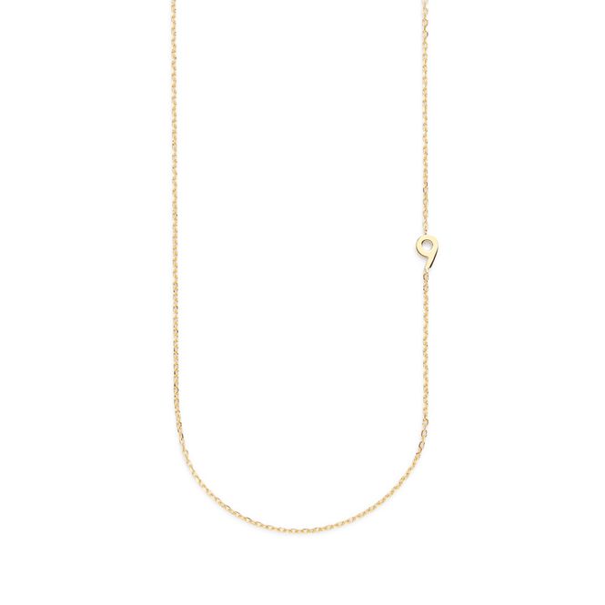 Hovedbilde Big Number Necklace Gold - 40L - 9