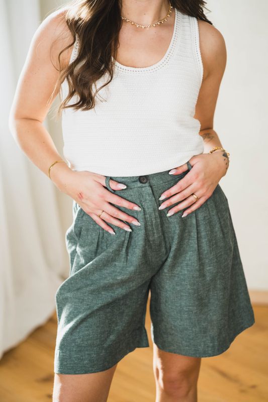 Viana Ginia HW Shorts Laurel W Melange 