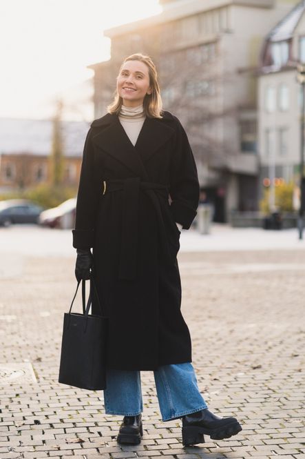 Hovedbilde Wool Coat Long Black