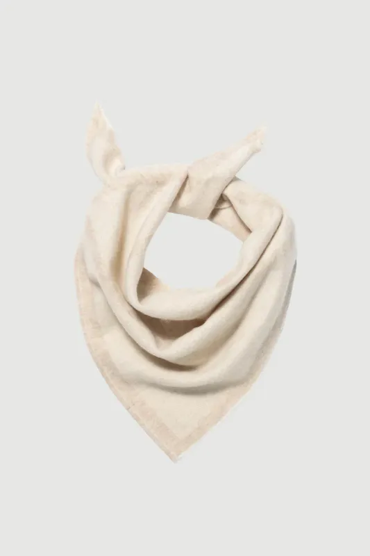 Triangle Scarf Small Cream/Light Beige 