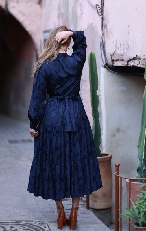 Doris Long Dress Midnight 