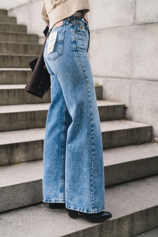 Lindsay Palazzo Jackson Wash Out Stone Bleach