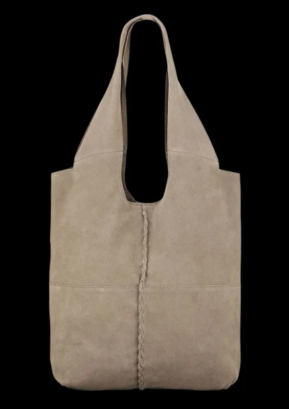 Suede Demi Bag Moral Gray 