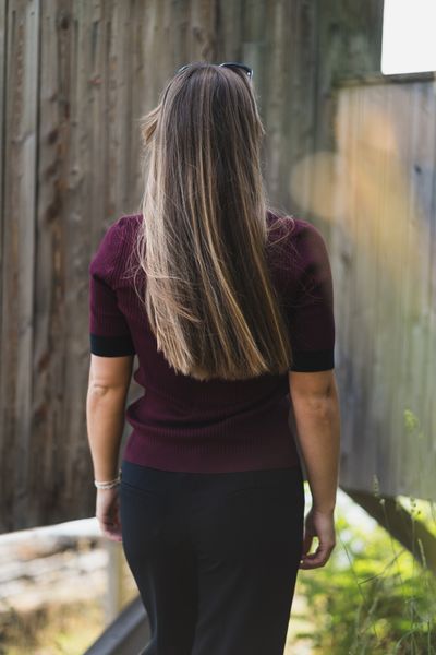 Hovedbilde Bonny Polo SS Knit Winered 