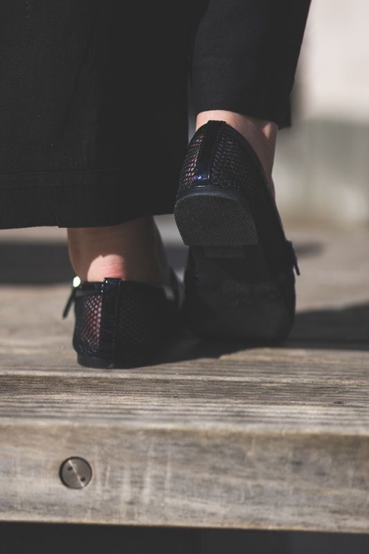 Lilja Mary Jane Mesh Black 