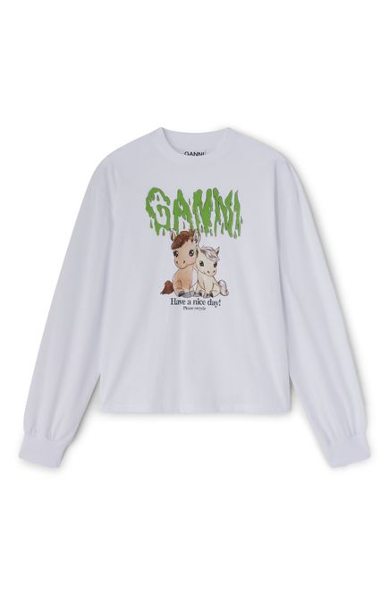 Hovedbilde Basic Cotton Jersey Longsleeve Bright White 