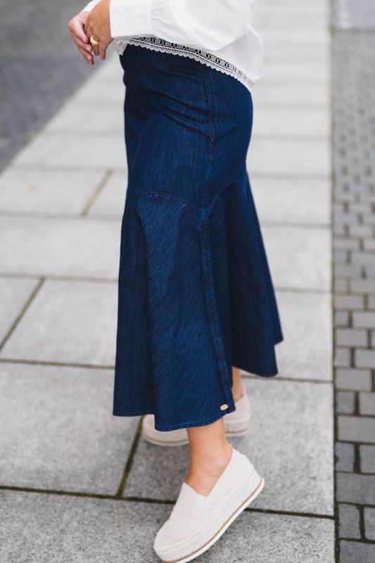 Denim Skirt Denim Blue 
