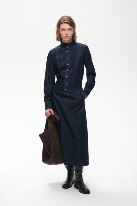 Hovedbilde Hiro Dress Washed Dark Denim 