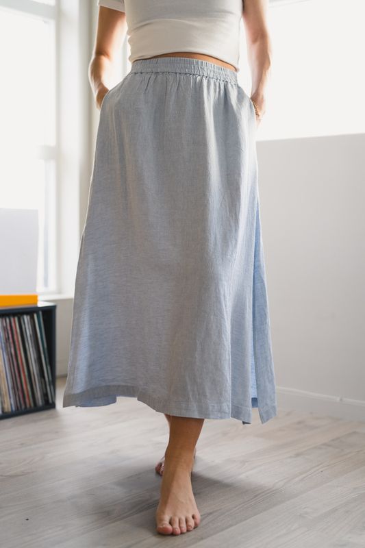 Pennie Ginia HW Skirt Skyway Melange