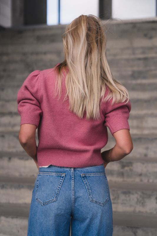 Trudy Knit Cardigan Rose 