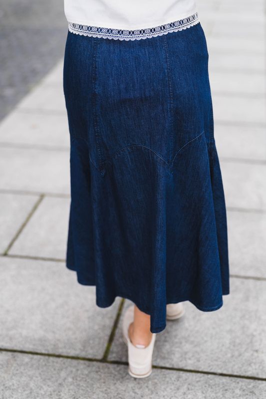 Denim Skirt Denim Blue 