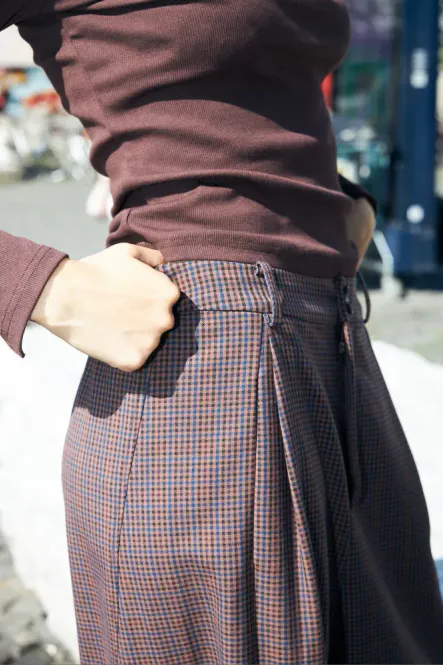 Hovedbilde Barrelcras Pants Brown Checks